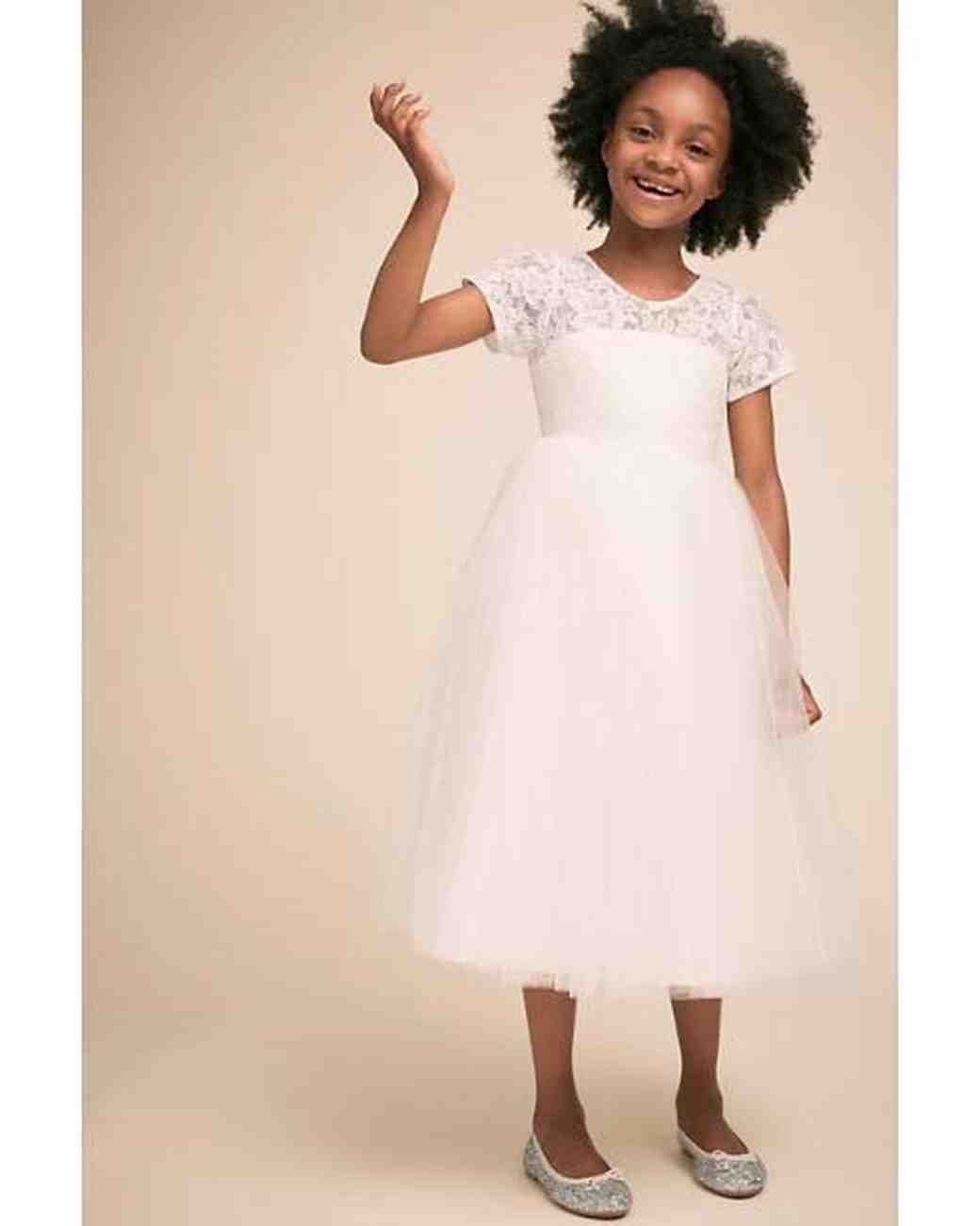 Winter Flower Girl Dress